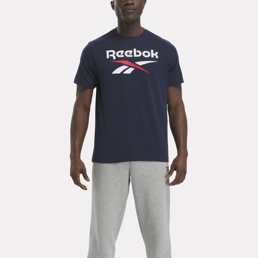 Camiseta Reebok Hombre Identity Marino