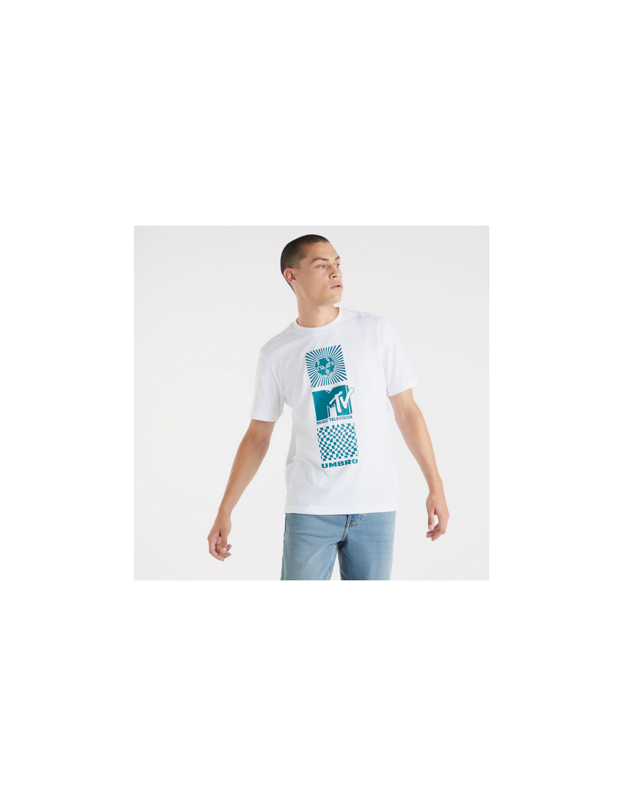 Camiseta Umbro x Mtv Graphic Tee Brilliant White