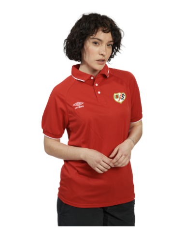 Polo Rayo Vallecano Walking 23-24 Player Umbro Rojo Junior