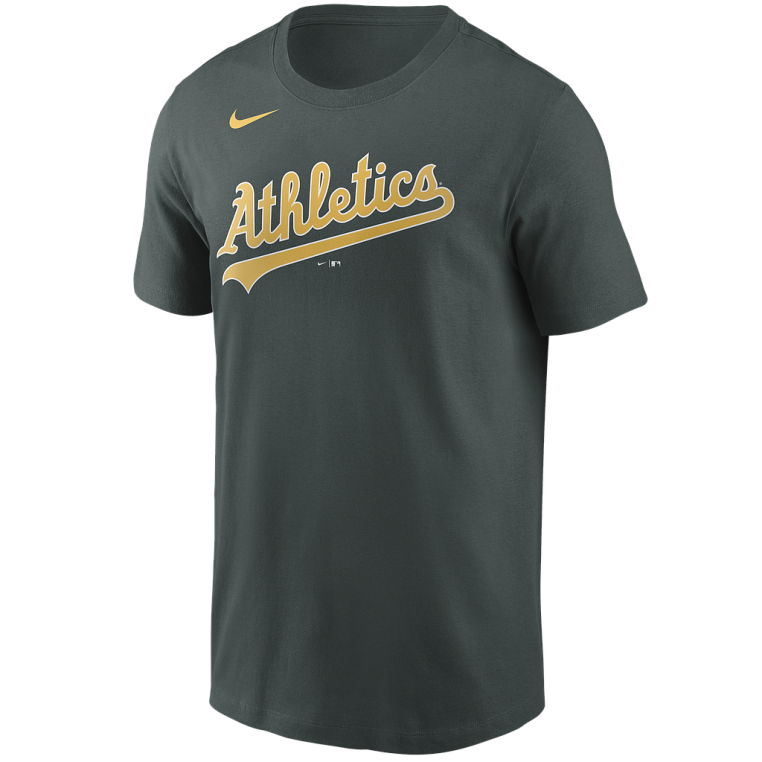 Camiseta Nike Fanatics Oakland Athletics Verde