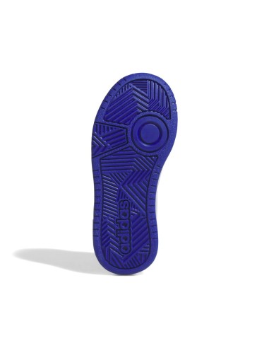 Zapatilla Adidas Niño Hoops 3.0 Azul