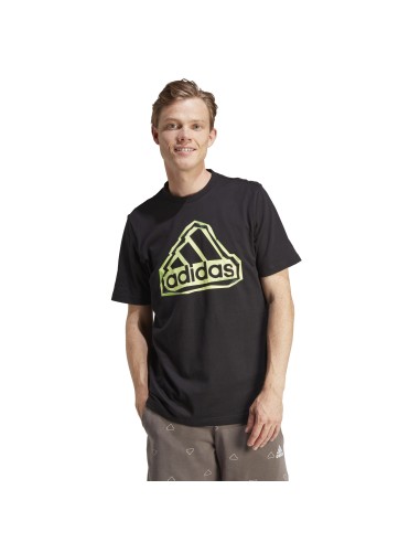 Camiseta Adidas Hombre Bos Logo Negra