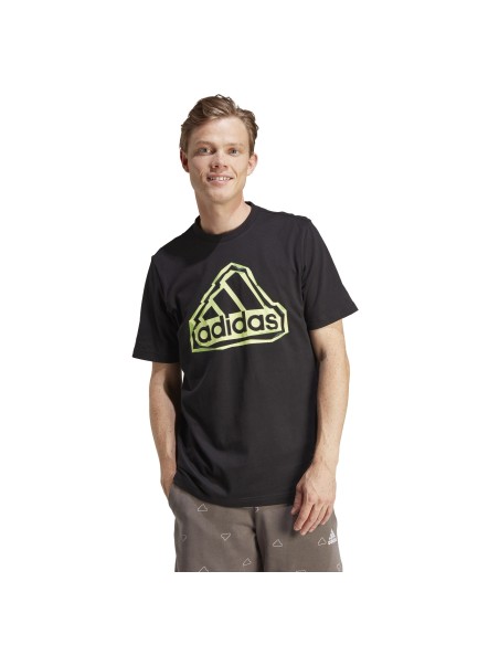 Camiseta Adidas Hombre Bos Logo Negra