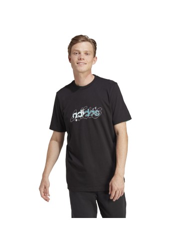 Camiseta Adidas Hombre Sportswear Negra