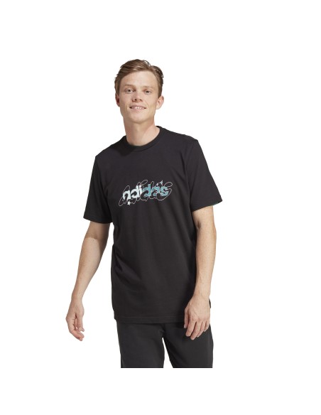 Camiseta Adidas Hombre Sportswear Negra