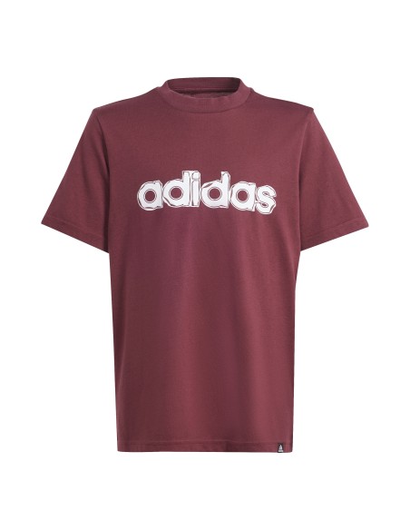 Camiseta Adidas Niño Folded Burdeos