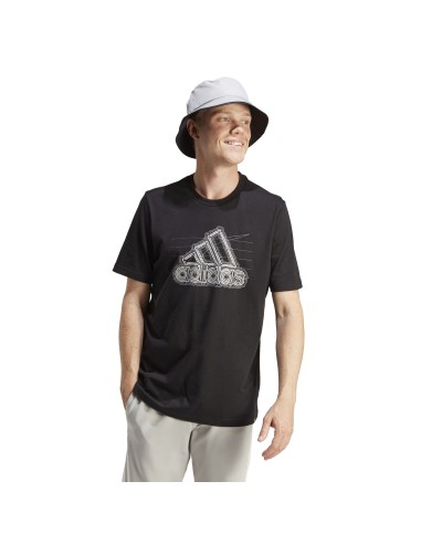 Camiseta Adidas Hombre Growth Negra