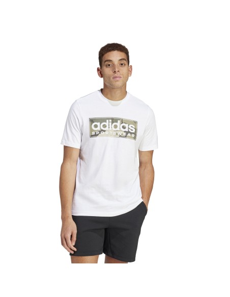 Camiseta Adidas Hombre Sportswear Blanca