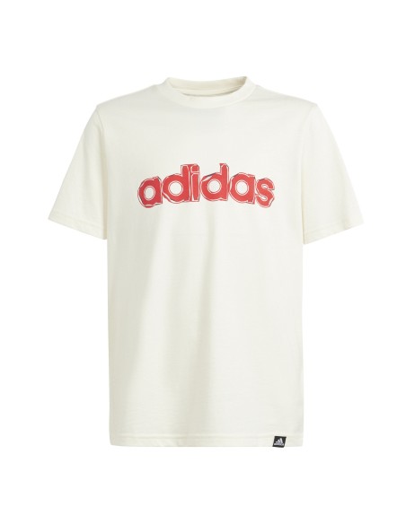 Camiseta Adidas Niño Folded Blanca