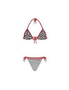 Bikini Umbro Mujer Negro y Blanco