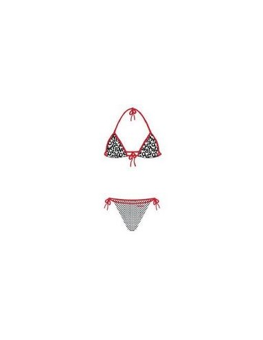 Bikini Umbro Mujer Negro y Blanco