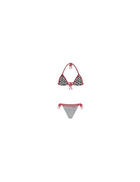 Bikini Umbro Mujer Negro y Blanco