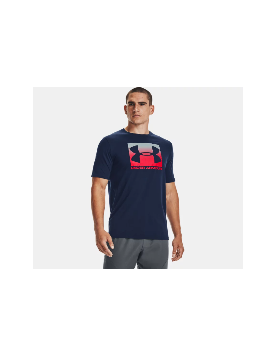 Camiseta Under Armour Hombre Boxe3d Sportstyle Marino