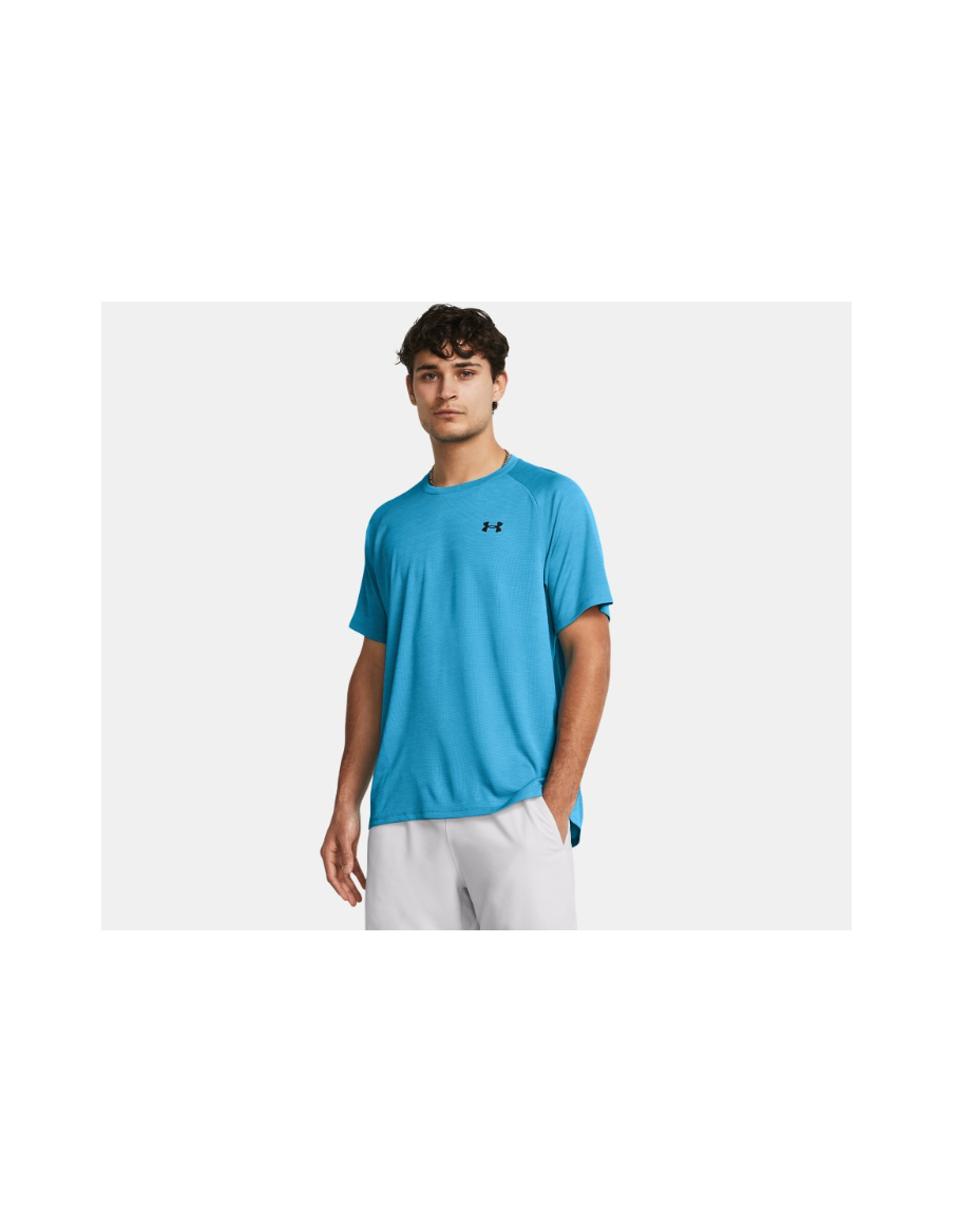 Camiseta Under Armour Hombre Tech Textured Azul