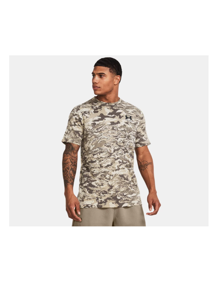 Camiseta Under Armour Hombre Abc Camo Beige