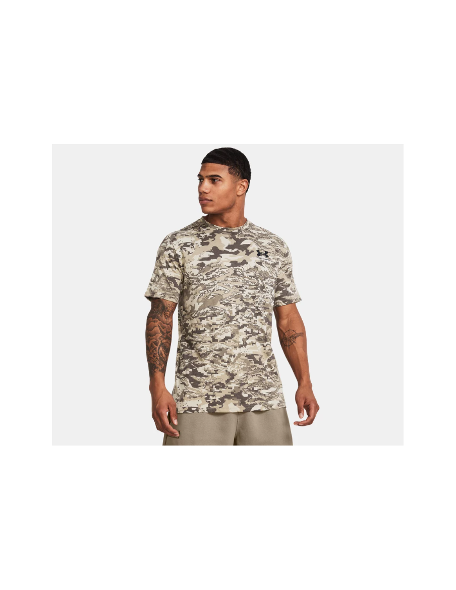 Camiseta Under Armour Hombre Abc Camo Beige