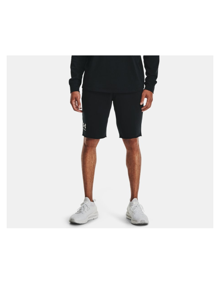 Short Under Armour Hombre Rival Terry Negro