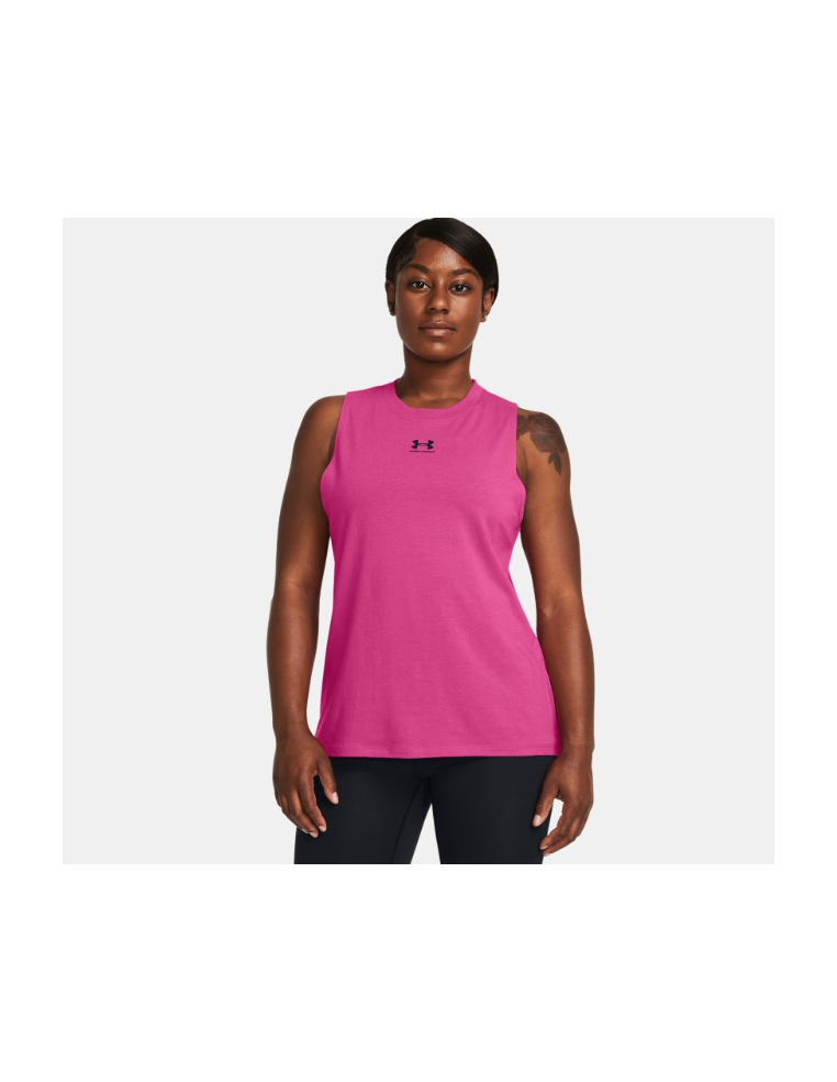 Camiseta Under Armour Mujer Off Campus Muscle Tank Rosa