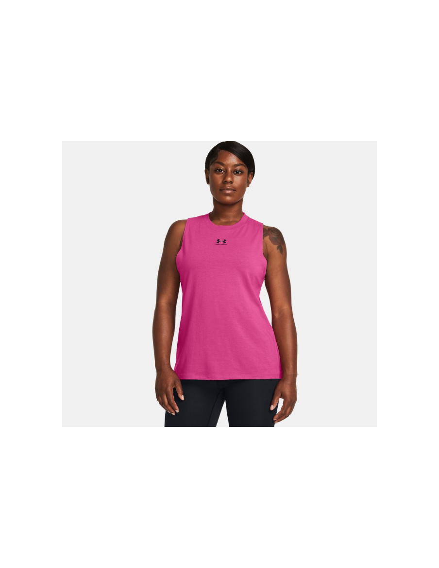 Camiseta Under Armour Mujer Off Campus Muscle Tank Rosa