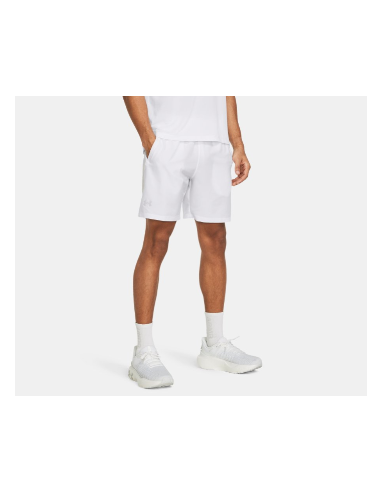 Short Under Armour Launch 7" Blanco