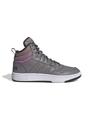 Zapatilla Adidas Mujer Hoops 3.0 Gris