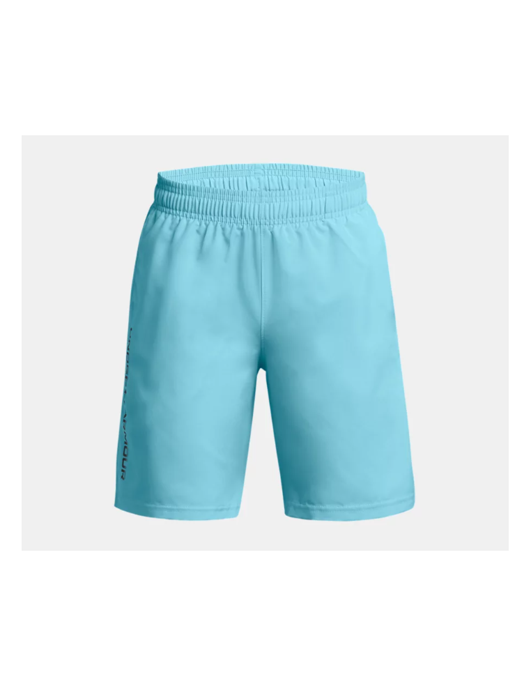 Short Under Armour Niño Woven Wdmk Azul