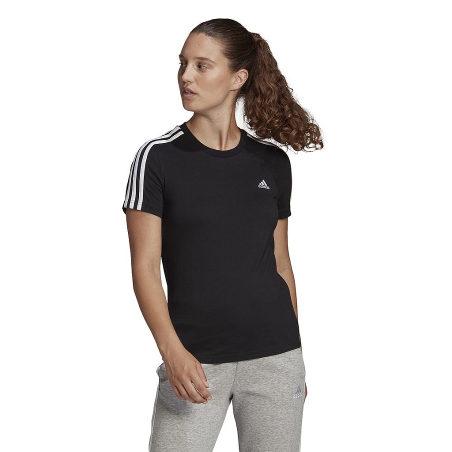 Camiseta Adidas Mujer Essentials Negra