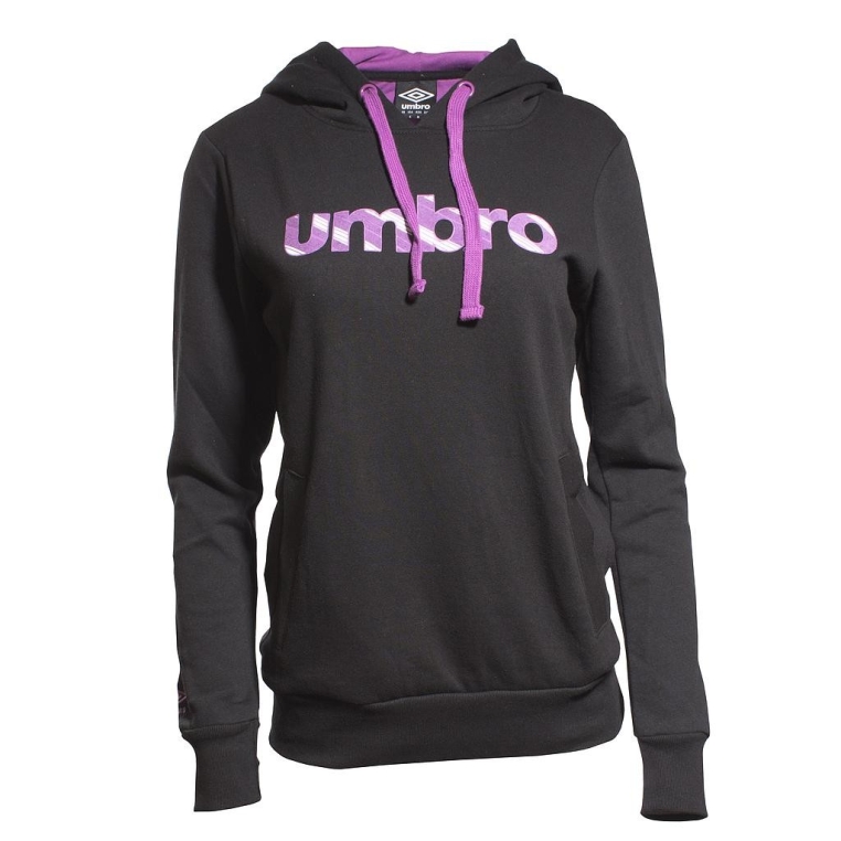 Sudadera Umbro Mujer Hoodie Negra