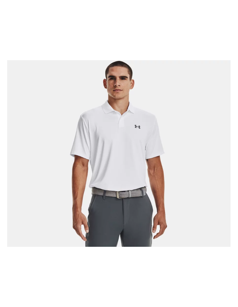 Polo Under Armour Hombre Performance 3.0 Blanco