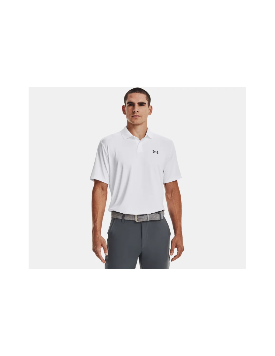 Polo Under Armour Hombre Performance 3.0 Blanco