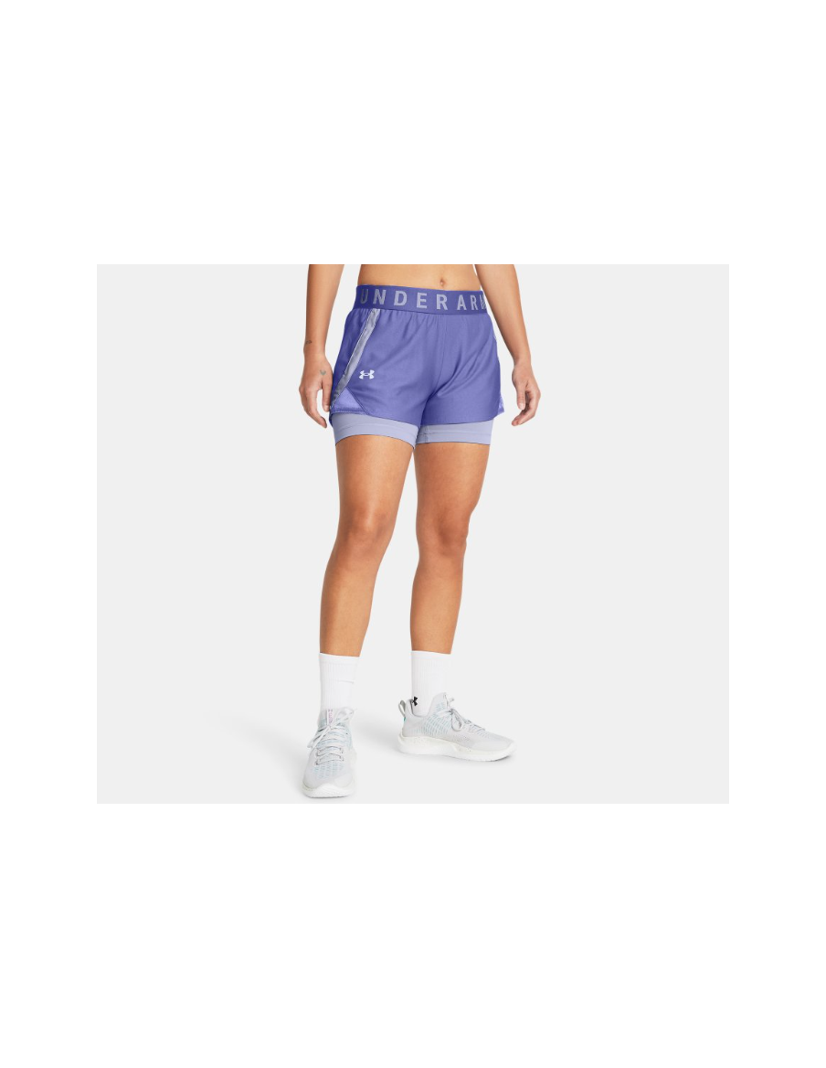 Short Under Armour Mujer Play Up 2 In 1 Malva