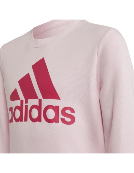 Sudadera Essencial  Adidas Junior Rosa
