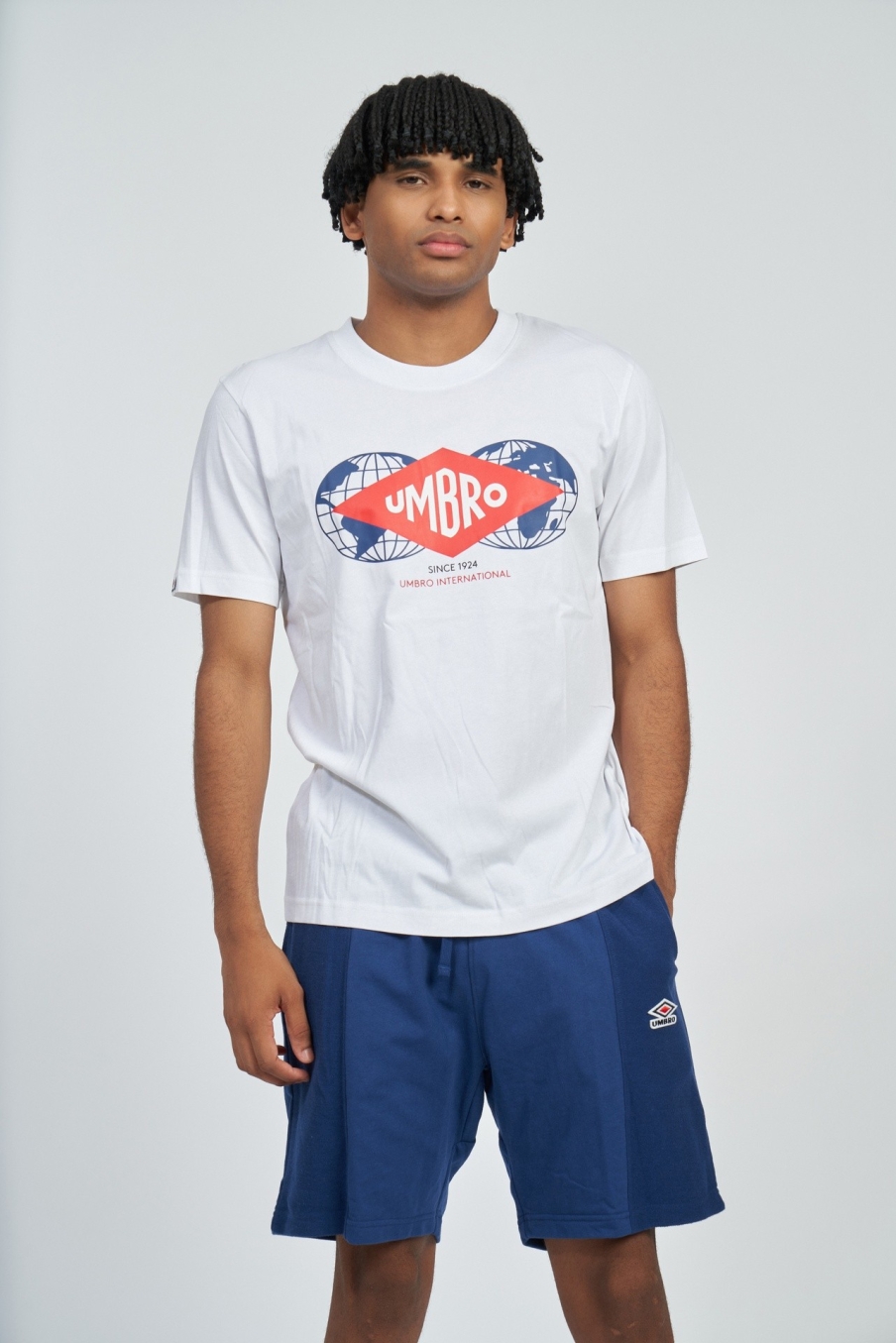 camiseta umbro hombre international blanca