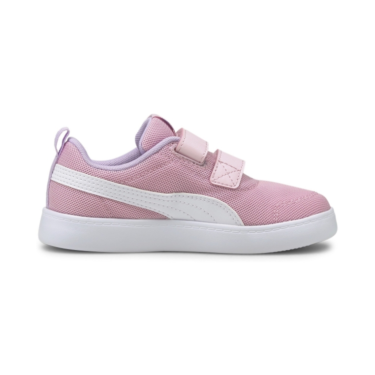 Zapatilla Courtflex V2 Mesh V Puma Junior Rosa