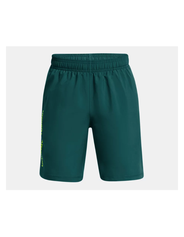 Short Under Armour Niño Woven Wdmk Verde