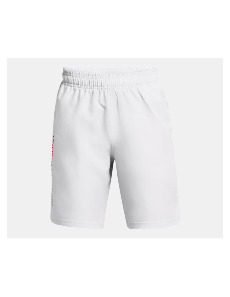 Short Under Armour Niño Woven Wdmk Blanco