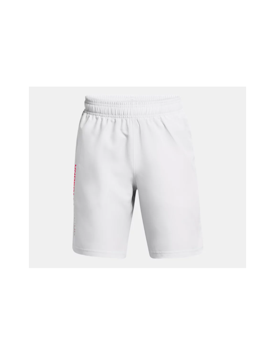 Short Under Armour Niño Woven Wdmk Blanco