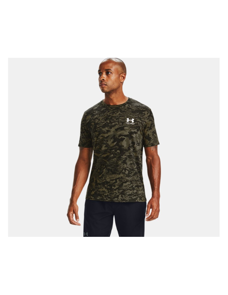 Camiseta Under Armour Hombre Abc Camo Negra