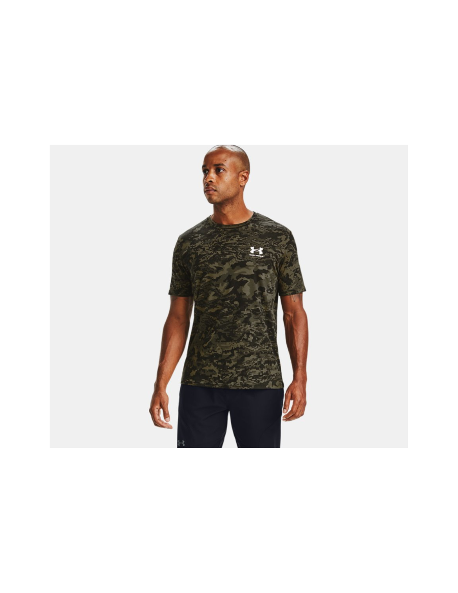 Camiseta Under Armour Hombre Abc Camo Negra