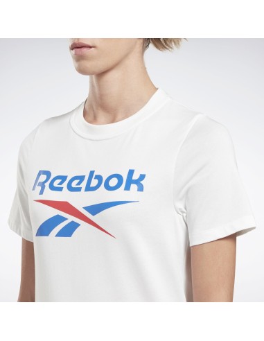 Camiseta Reebok Mujer Identity Big Logo Blanca