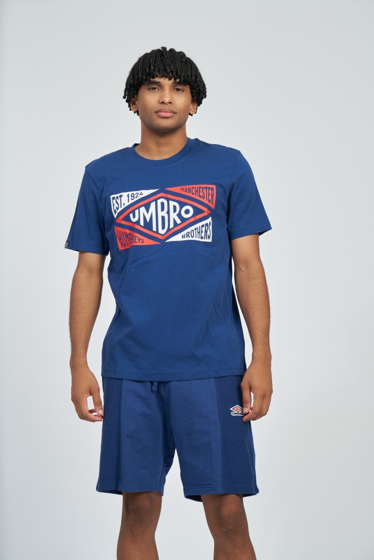 camiseta umbro hombre origins azul