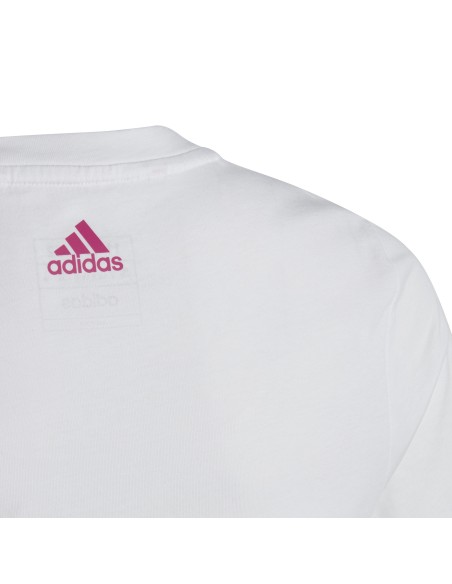 Camiseta Adidas Niña Lin Blanca