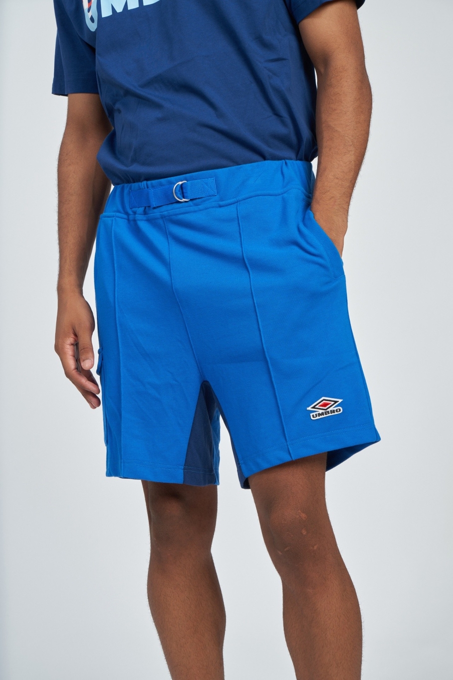 short umbro hombre panelled quetzal azul