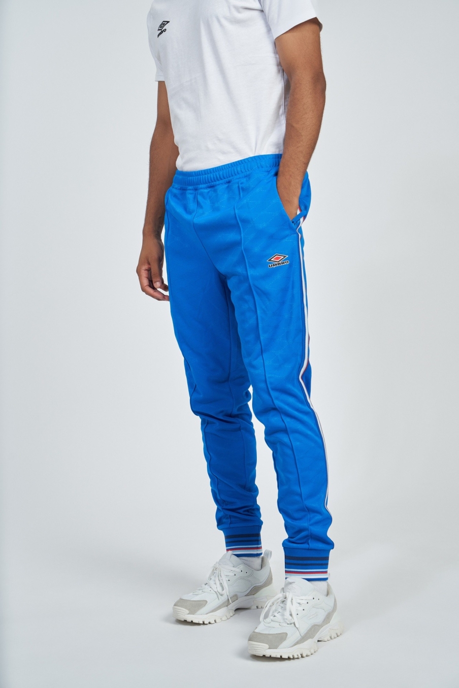 pantalón umbro hombre monogram track azul