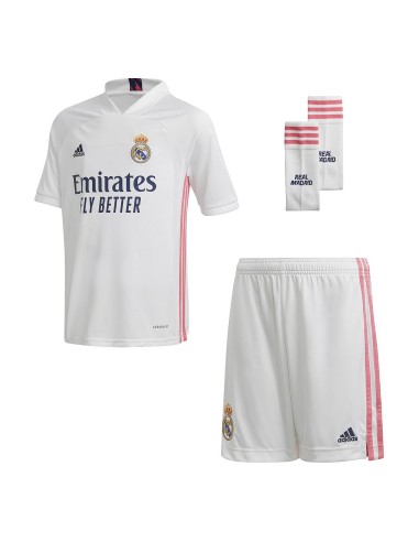 Camiseta Real Madrid Home Youth Kit Junior bLANCO