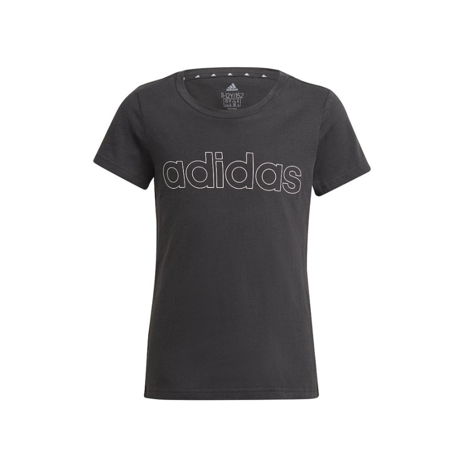 Camiseta Essentials Adidas Junior Negra