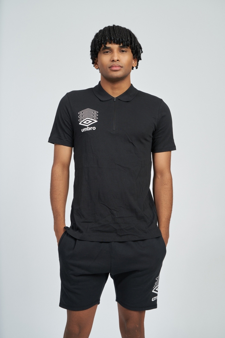 Polo umbro hombre terrace negro