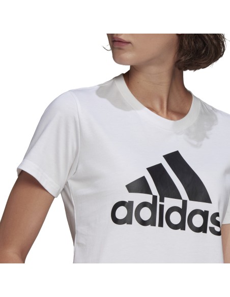 Camiseta Adidas Mujer Essentials Blanca