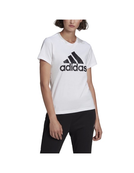 Camiseta Adidas Mujer Essentials Blanca