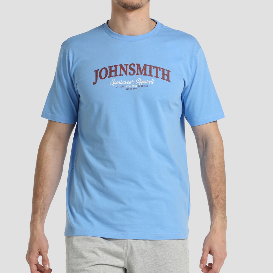 Camiseta John Smith Hombre Jaula Azul